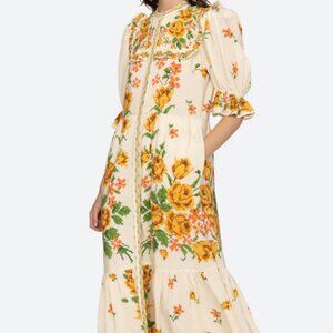 Sea New York for Gucci Vault Silk Maxi Dress Sz XS